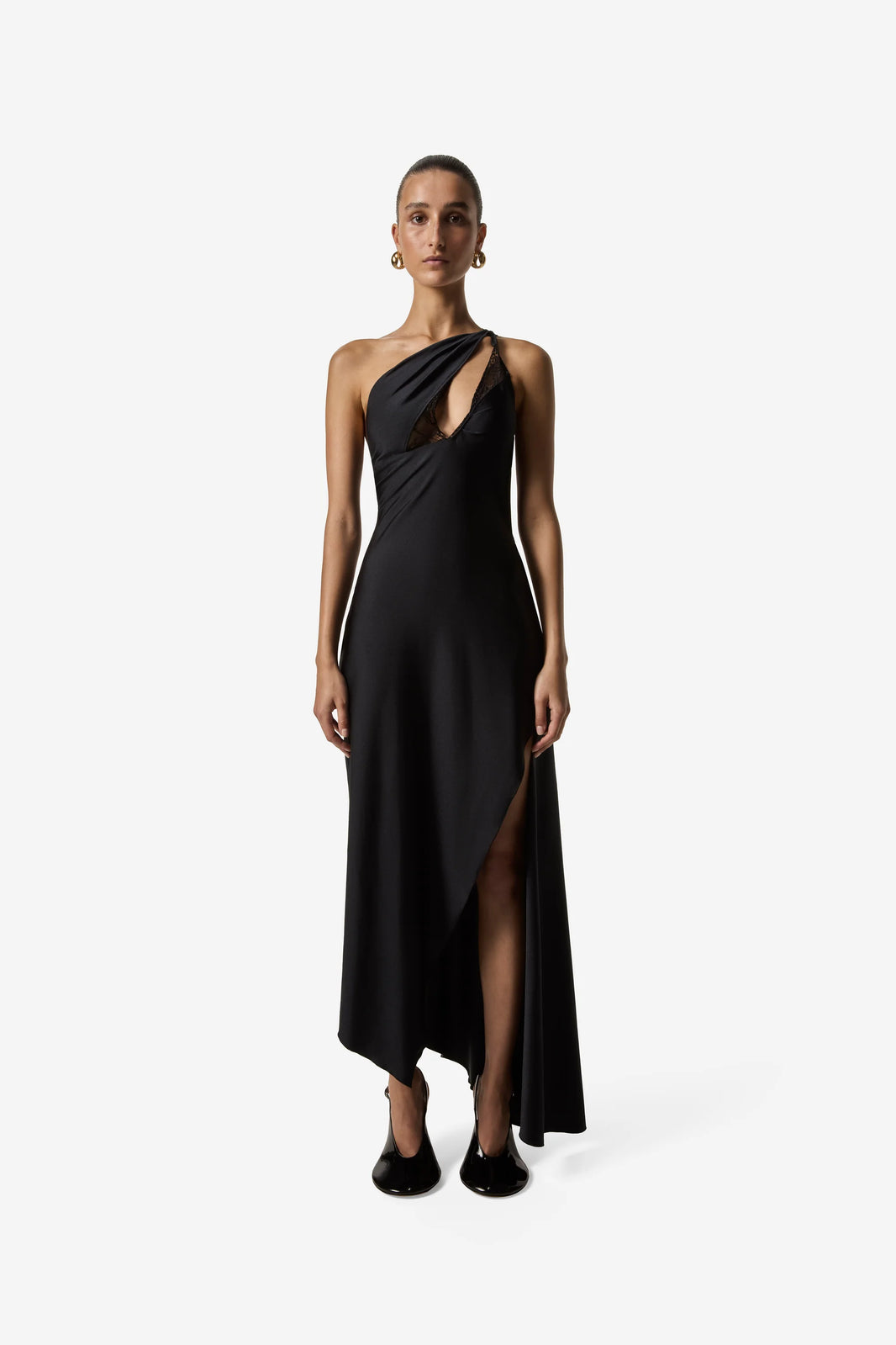 COPERNI KNITTED ASYMMETRIC LONG DRESS