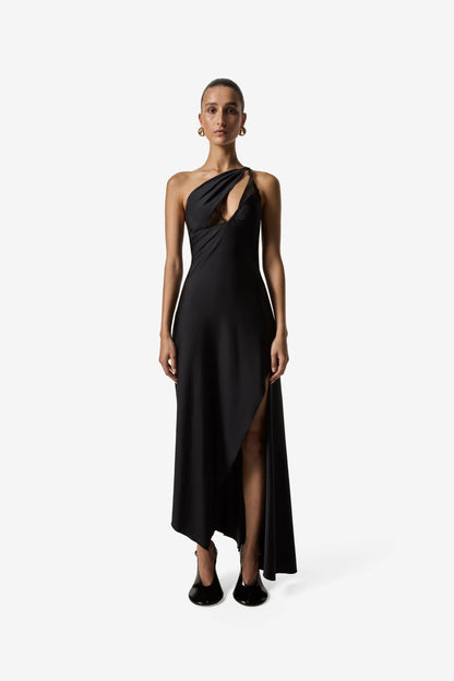 COPERNI KNITTED ASYMMETRIC LONG DRESS