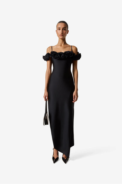 COPERNI KNITTED RUFFLE DRESS