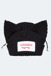CHUNKY EARS BEANIE_BLACK