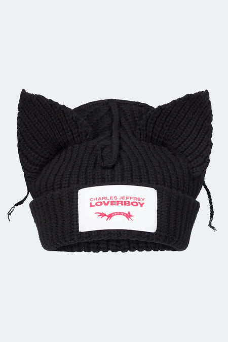 CHUNKY EARS BEANIE_BLACK
