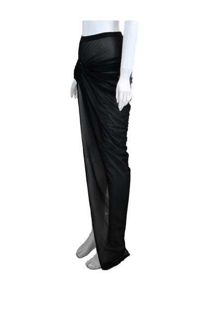 RICK OWENS KNIT SKIRT TWIST EDFU SKIRT