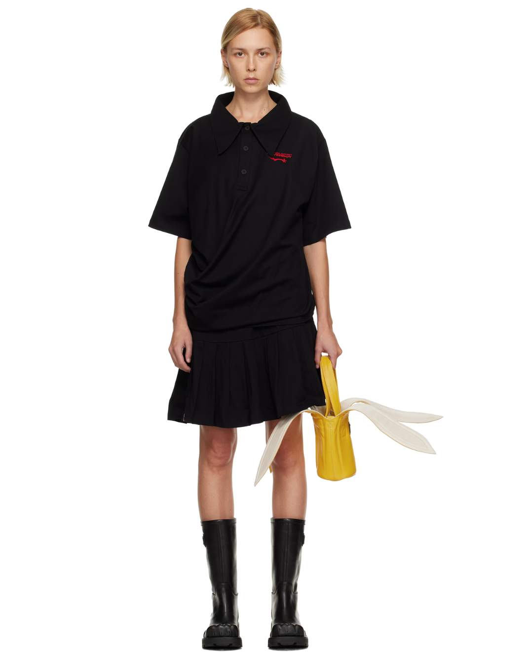 TOPSY TURVY JERSEY DRESS