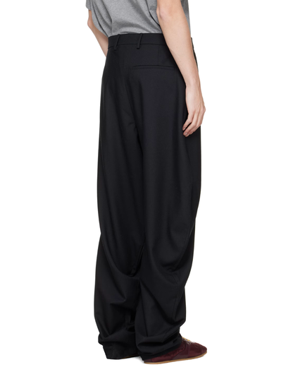 CHARLES JEFFREY LOVERBOY WIDE TAILORED SHORTS WAISTED _ BLACK