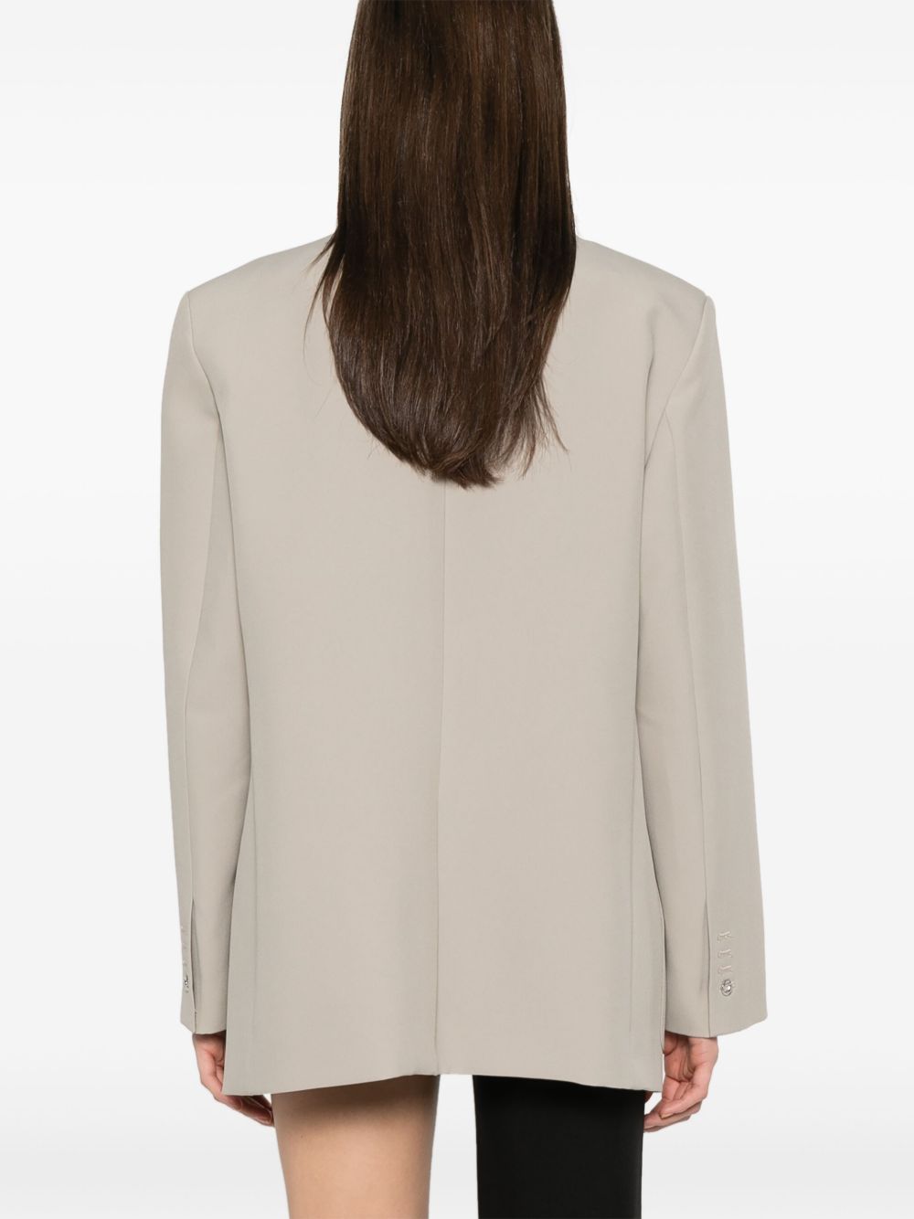 COPERNI WOVEN BELTED POCKET TAILORED JACKET