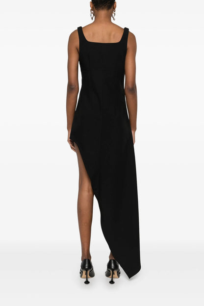 COPERNI WOVEN ONE-LEG TAILORED DRESS