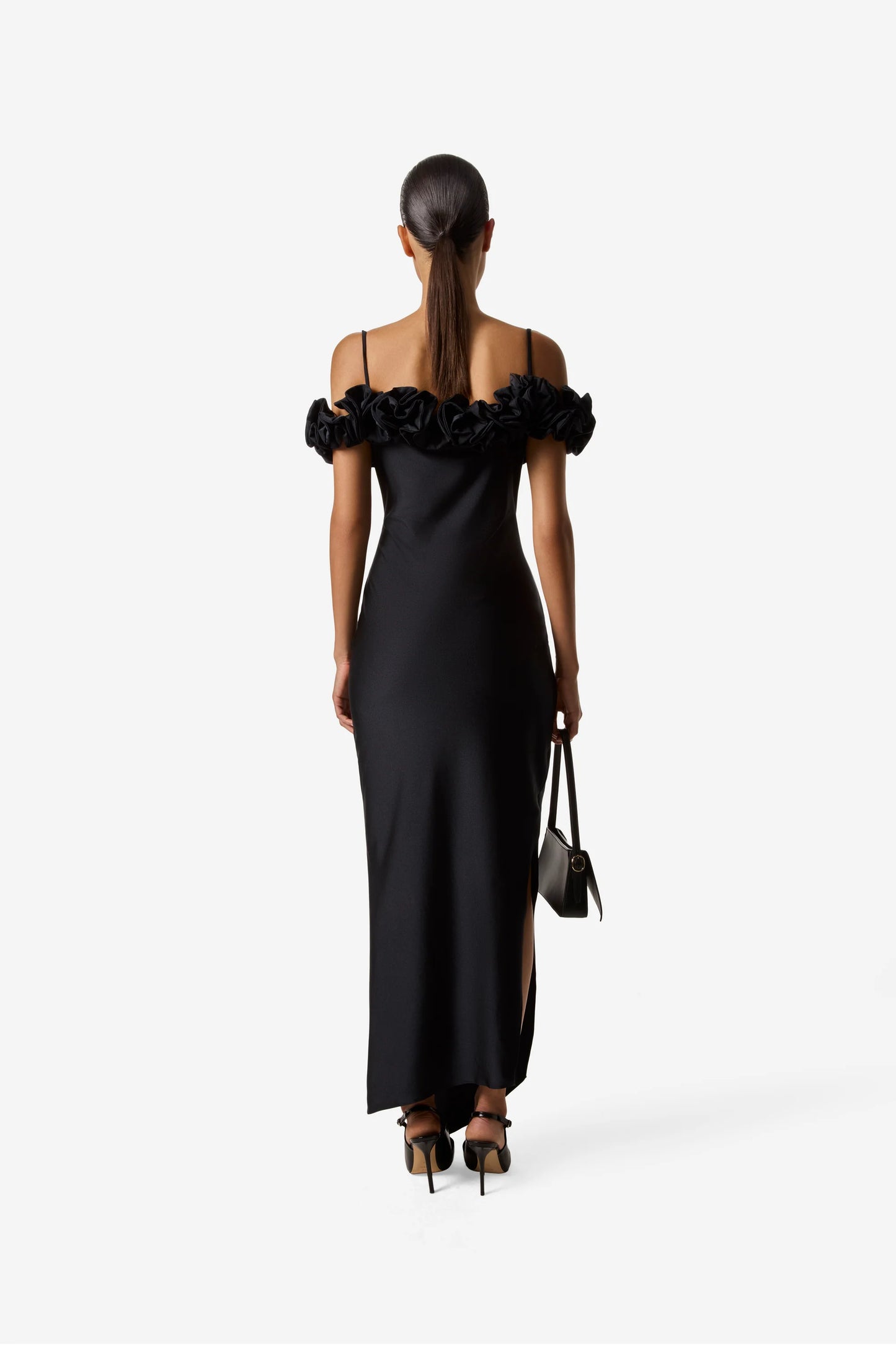 COPERNI KNITTED RUFFLE DRESS