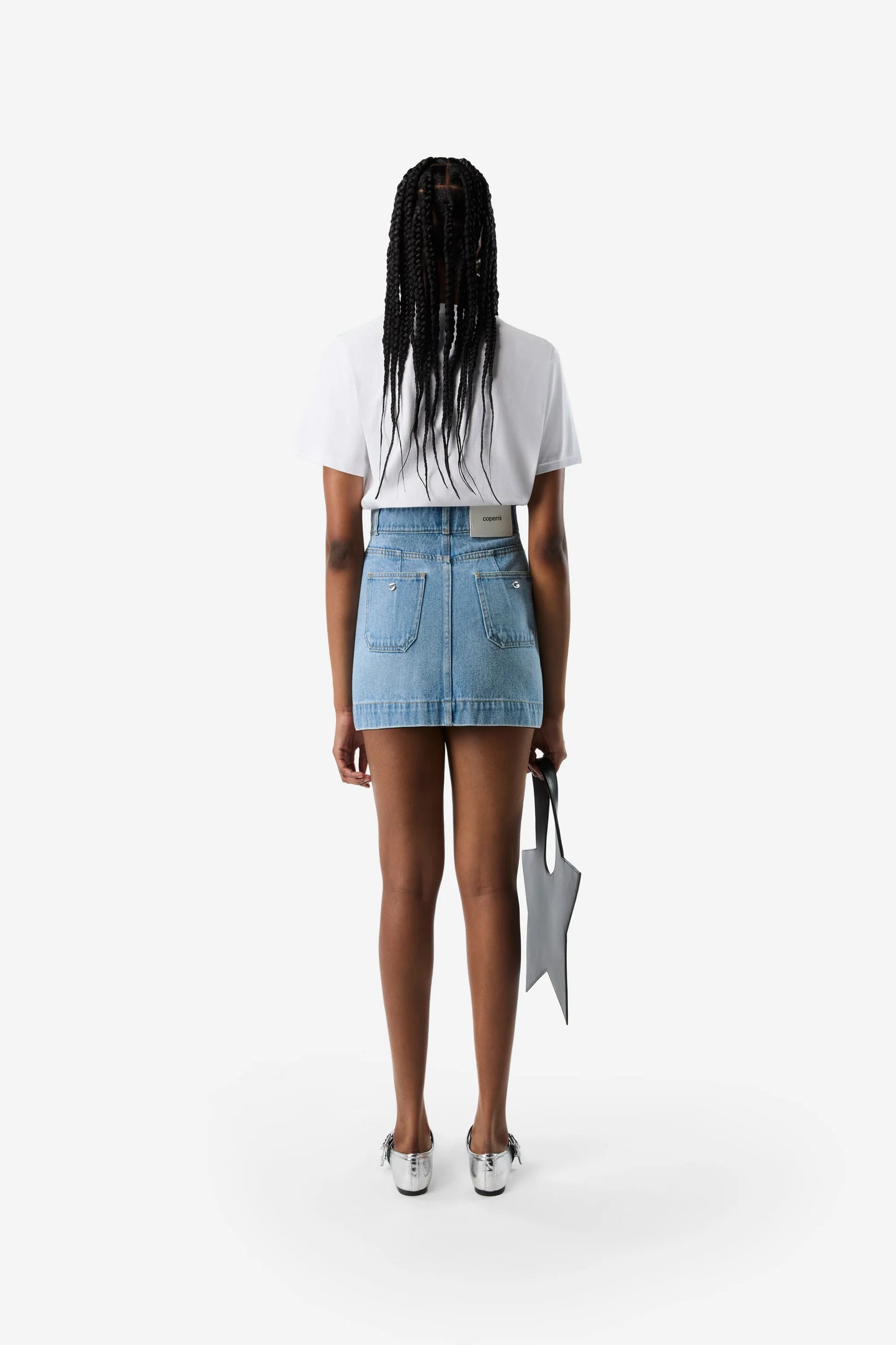 COPERNI WOVEN FOUR POCKET DENIM MINI SKIRT