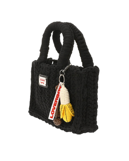 BUCKET BAG WITH BANANA CHARM