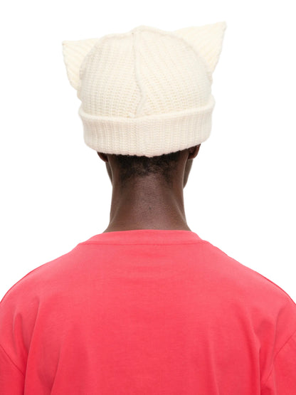 CHARLES JEFFREY LOVERBOY CHUNKY EARS BEANIE_WHITE