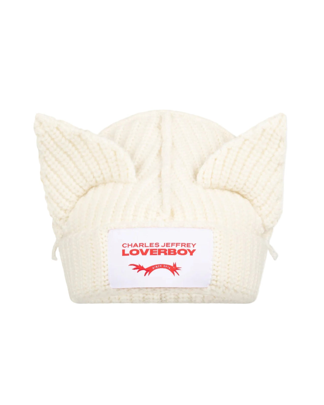CHARLES JEFFREY LOVERBOY CHUNKY EARS BEANIE_WHITE