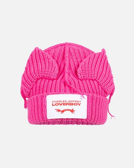 CHUNKY EARS BEANIE in PINK