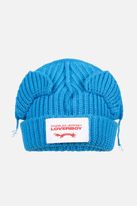 CHUNKY EARS BEANIE in LIGHT BLUE