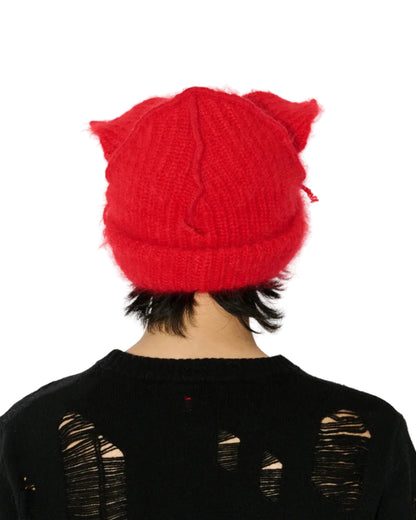 MOHAIR CHUNKY EARS BEANIE
