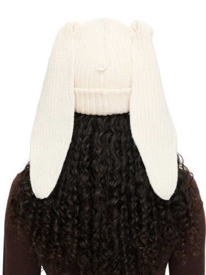 CHARLES JEFFREY LOVERBOY CHUNKY RABBIT BEANIE_WHITE