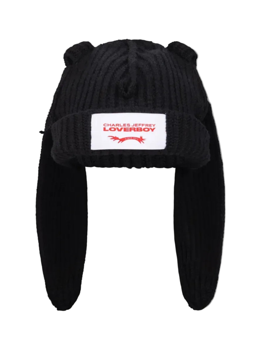 CHARLES JEFFREY LOVERBOY CHUNKY RABBIT BEANIE_BLACK