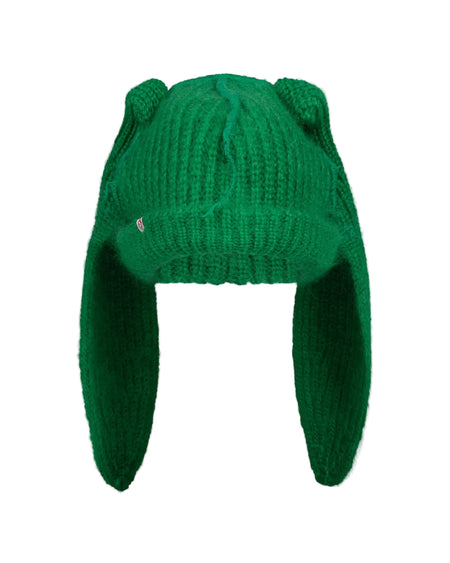 MOHAIR CHUNKY RABBIT BEANIE