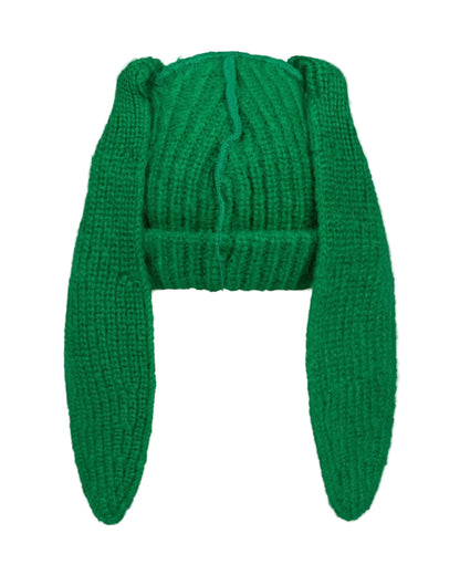 MOHAIR CHUNKY RABBIT BEANIE
