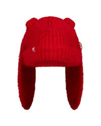 MOHAIR CHUNKY RABBIT BEANIE