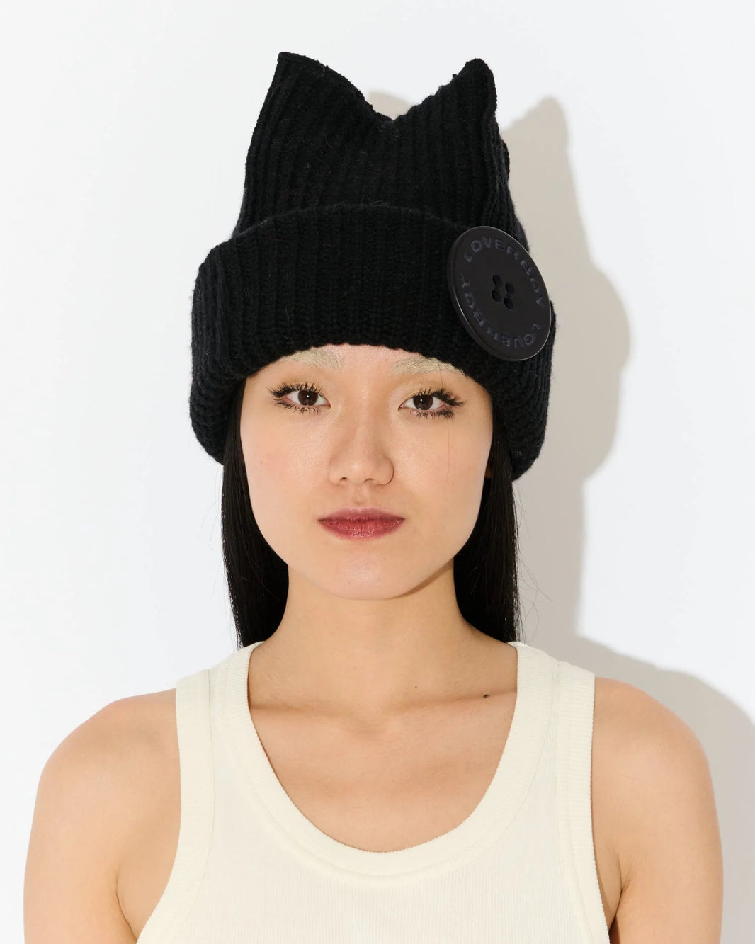 BOX BEANIE IN BLACK