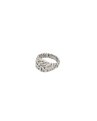 TOM WOOD QUILT RING SMALL_SILVER