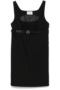 COPERNI WOVEN BELTED TAILORED MINI DRESS