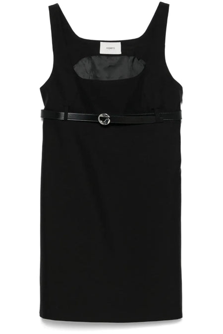 COPERNI WOVEN BELTED TAILORED MINI DRESS