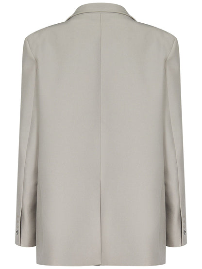COPERNI WOVEN BELTED POCKET TAILORED JACKET