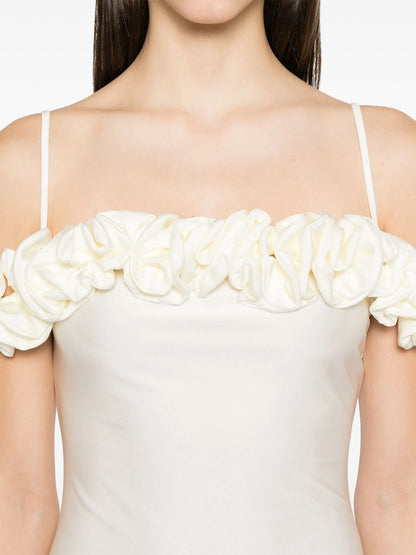 COPERNI KNITTED RUFFLE DRESS