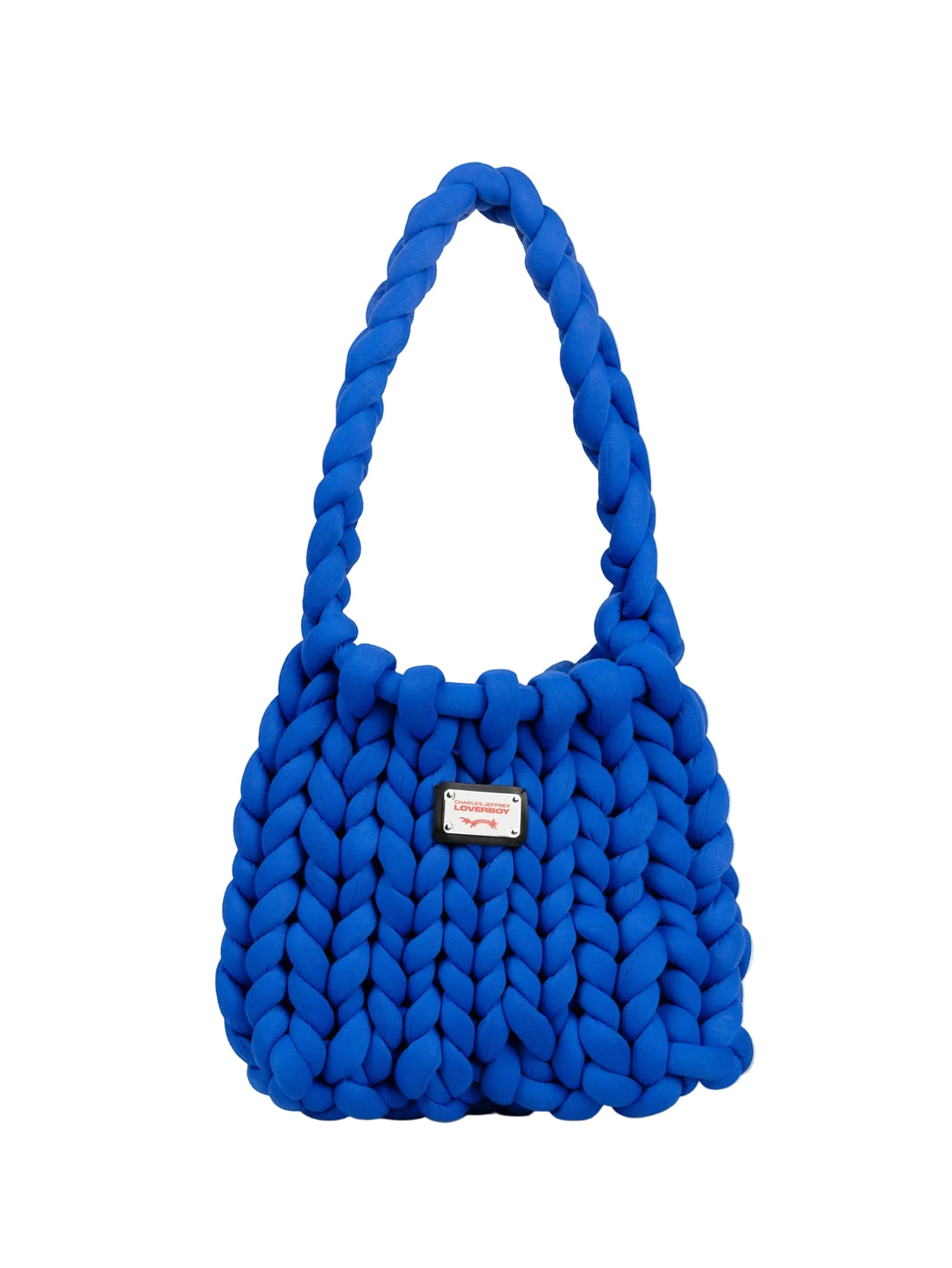 CHARLES JEFFREY LOVERBOY MARSHMALLOW BAG_BLUE