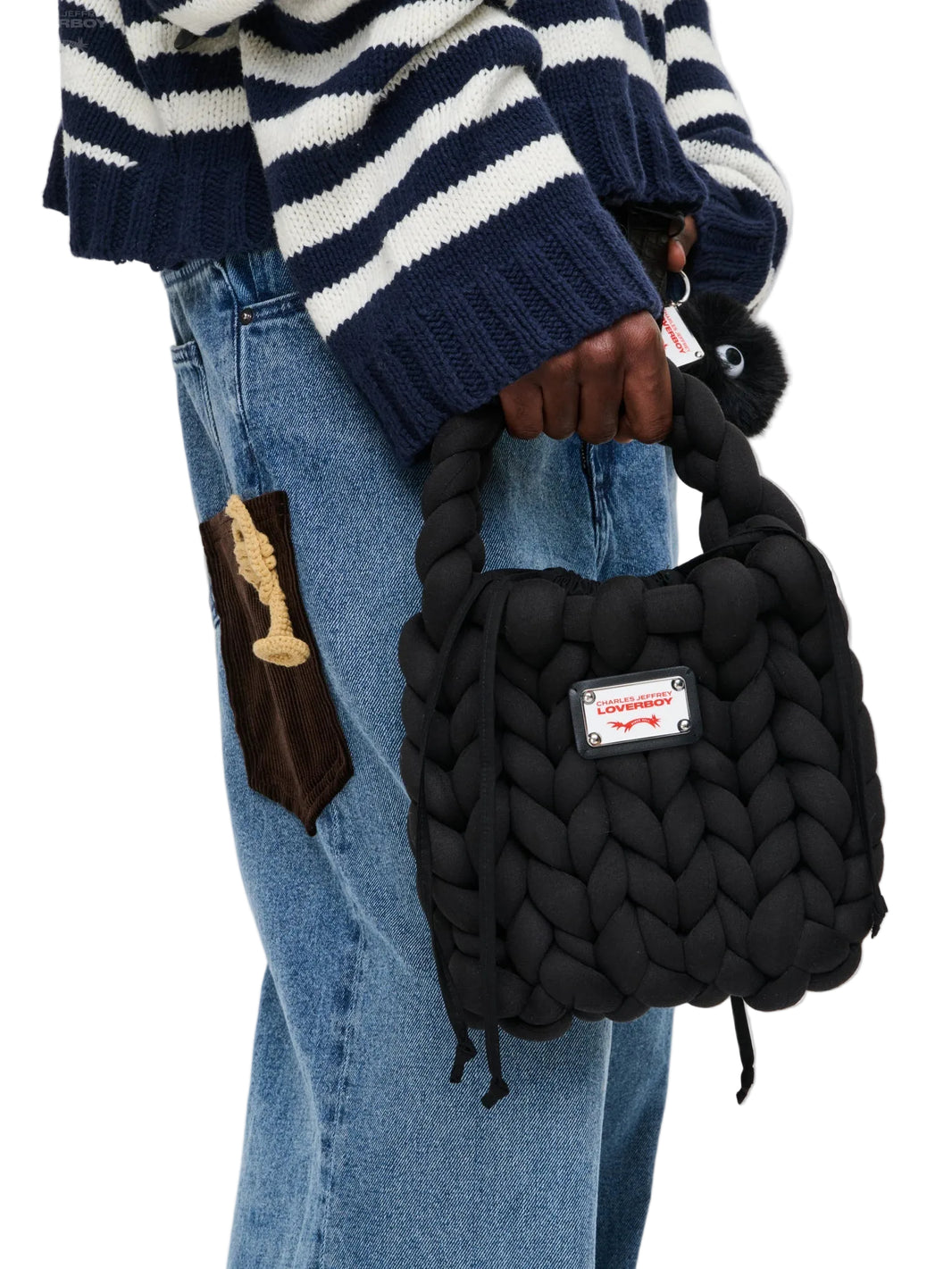 CHARLES JEFFREY LOVERBOY MARSHMALLOW BAG_BLACK
