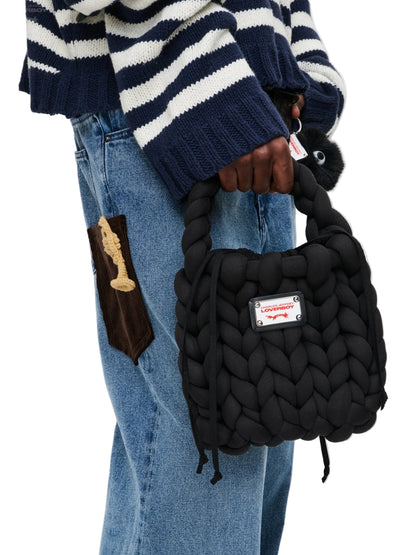 CHARLES JEFFREY LOVERBOY MARSHMALLOW BAG_BLACK