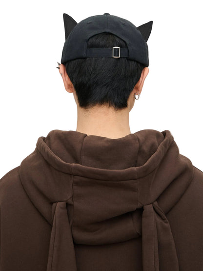 CHARLES JEFFREY LOVERBOY EARS CAP_BLACK TARTAN