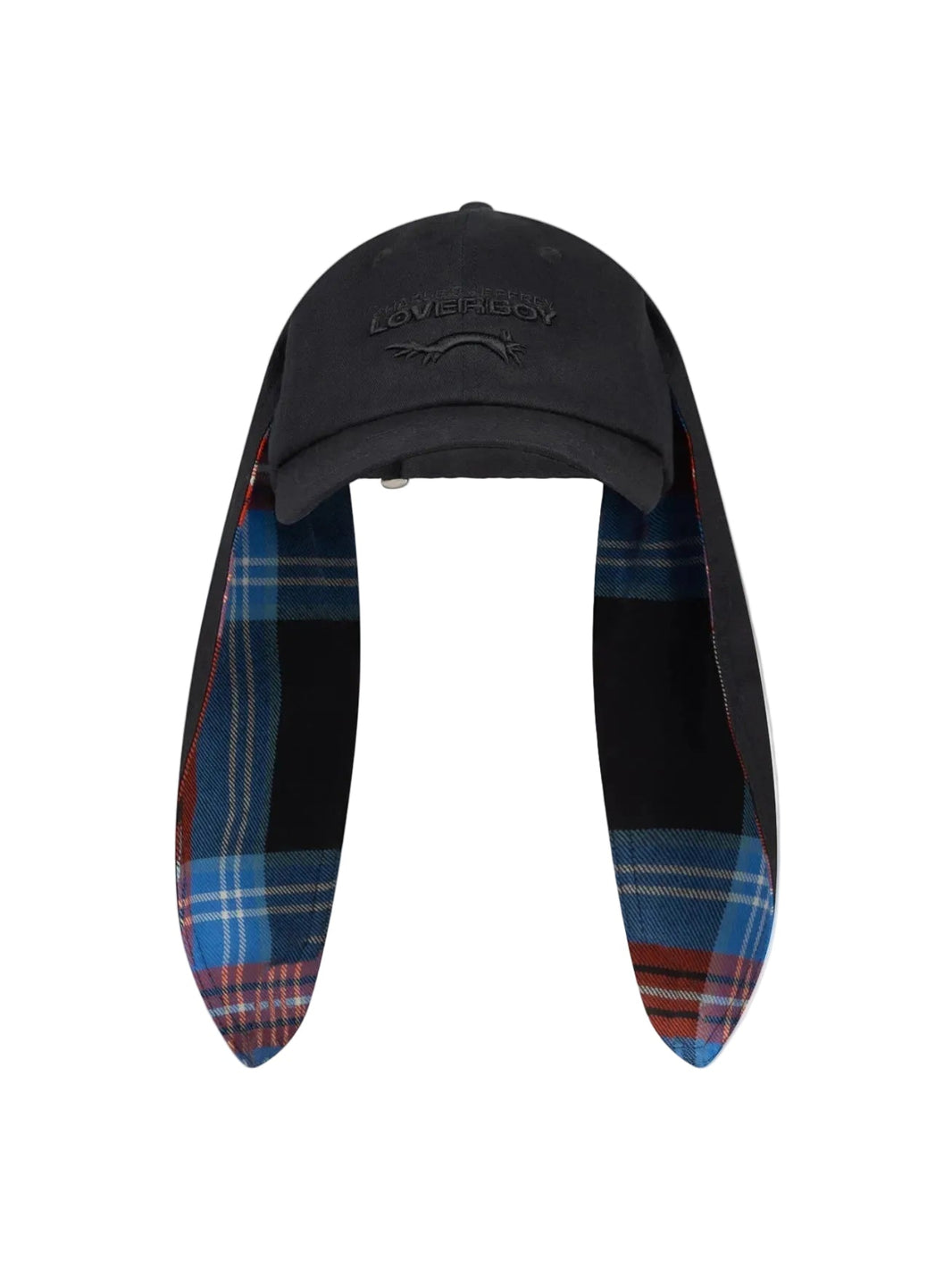 CHARLES JEFFREY LOVERBOY BUNNY CAP_BLACK TARTAN