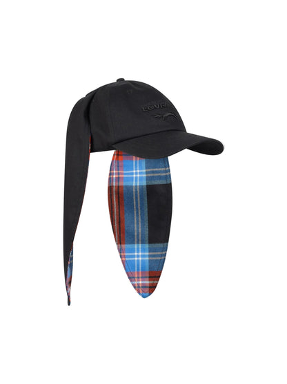 CHARLES JEFFREY LOVERBOY BUNNY CAP_BLACK TARTAN