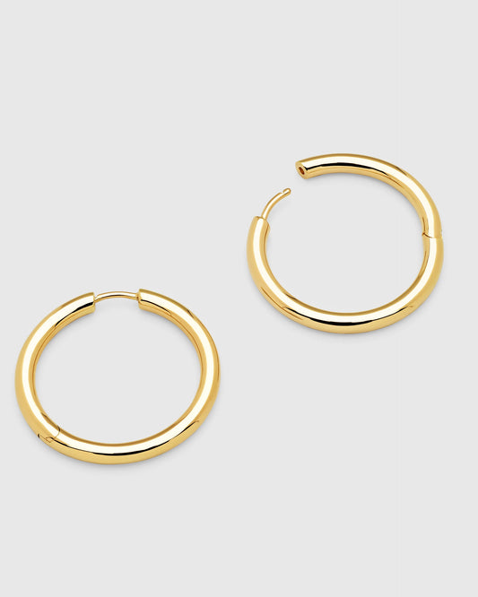 Tom Wood Classic Hoops Large Gold