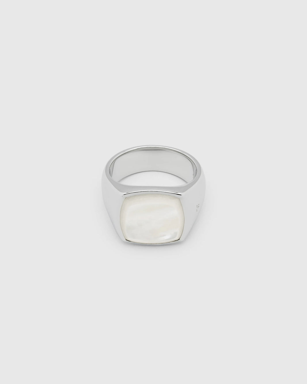 Tom Wood Cushion White Mother of Pearl