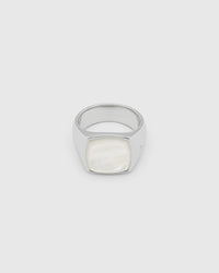 Tom Wood Cushion White Mother of Pearl