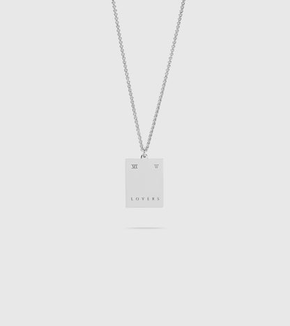 TOM WOOD TAROT LOVERS PENDANT_SILVER