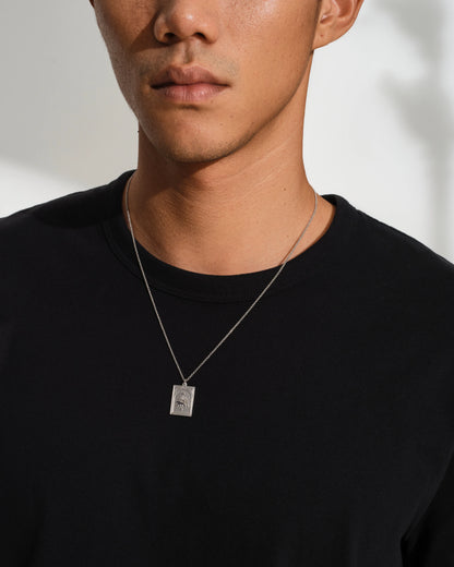 TOM WOOD TAROT STRENGTH PENDANT_SILVER