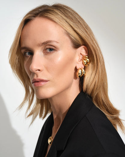 Tom Wood Bao Hoops Large Gold