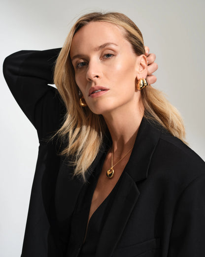 Tom Wood Bao Hoops Large Gold
