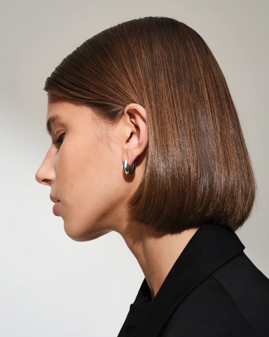 Tom Wood Pebble Hoops Small