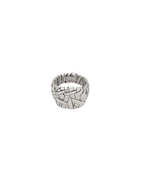 TOM WOOD QUILT RING_SILVER