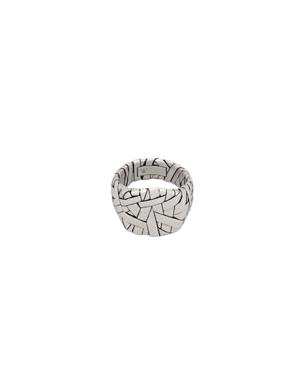 TOM WOOD QUILT RING_SILVER