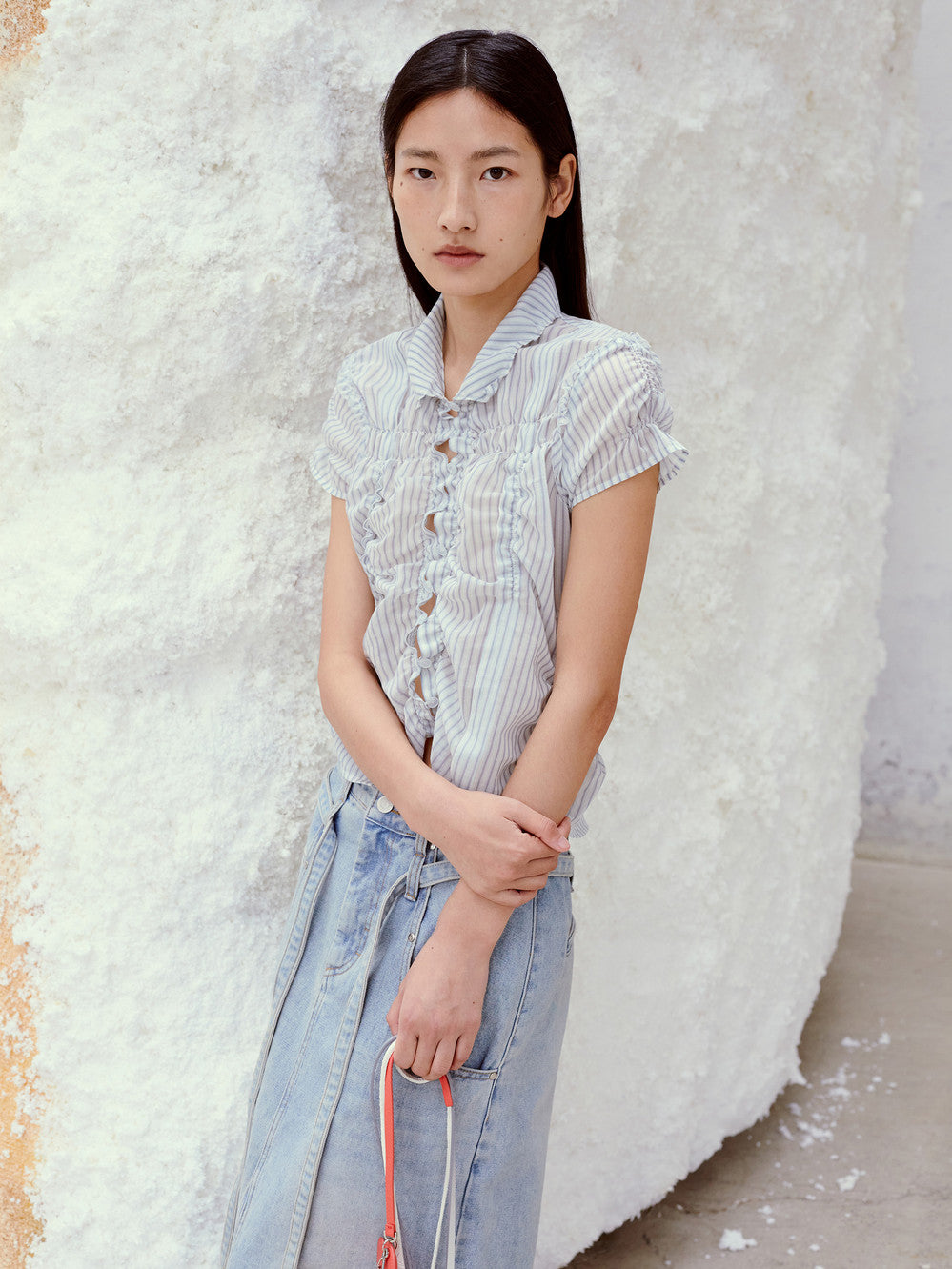 LOW CLASSIC WRINKLE HALF SLEEVE SHIRT_STRIPE – BK Case