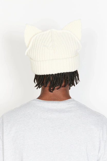 CHARLES JEFFREY LOVERBOY CHUNKY EARS BEANIE_WHITE