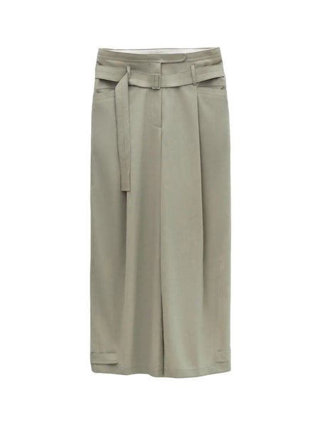 LOW CLASSIC DOUBLE WAIST TROUSERS_BEIGE