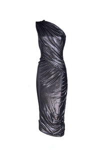 RICK OWENS KNIT DRESS AMIRA DRESS_METALLIC