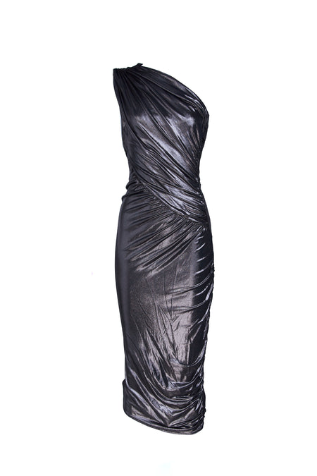 RICK OWENS KNIT DRESS AMIRA DRESS_METALLIC